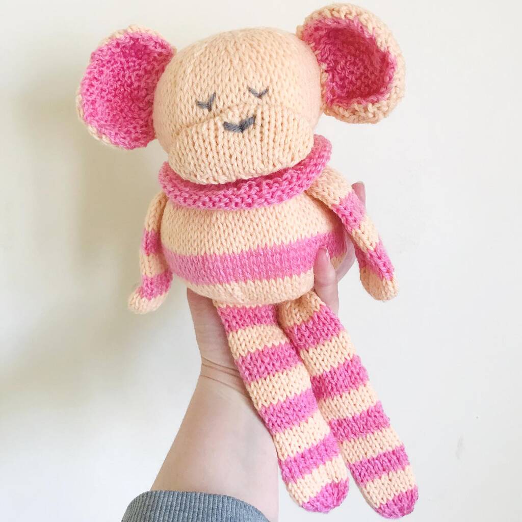 Chunky Monkey Knitting Pattern, Pink - Toys & Games - The Present King