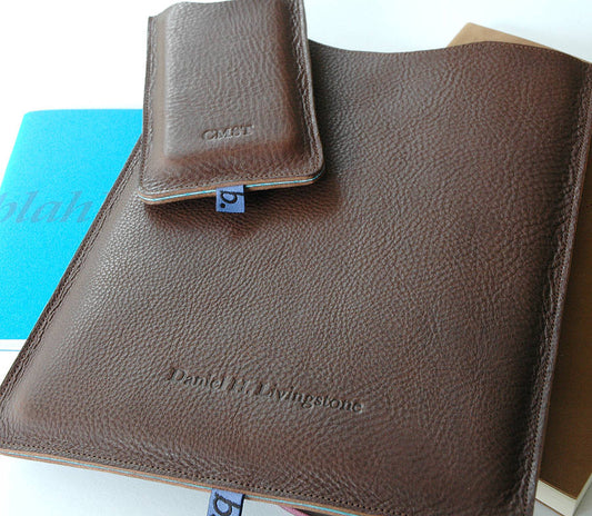 Classic Leather Sleeve For iPad, Brown - Electronics - The Present King