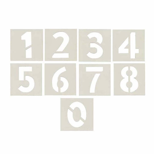 Classic Numbers 0 Nine Stencils For Kids Crafts - Toys & Games - The Present King