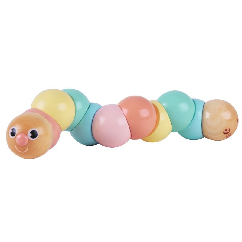 Classic World Wooden Caterpillar Pastel - Toys & Games - The Present King