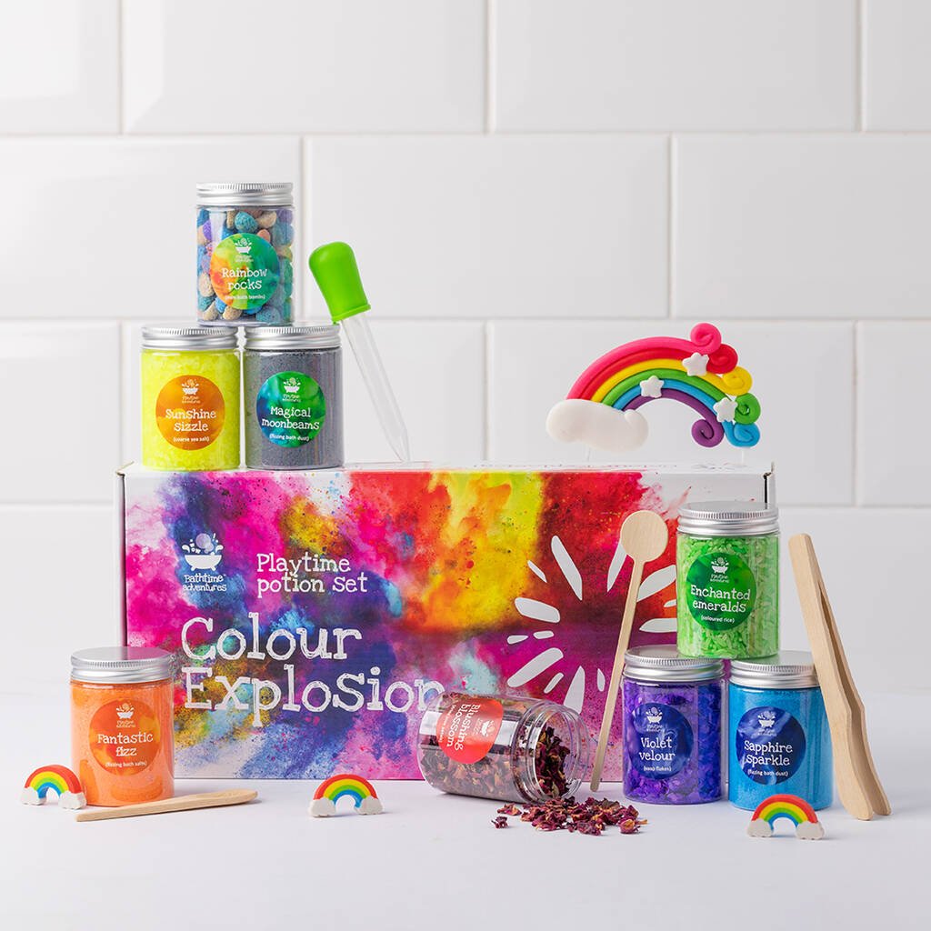 Colour Explosion Rainbow Potion Making Kit, Multi - Coloured - Toys & Games - The Present King