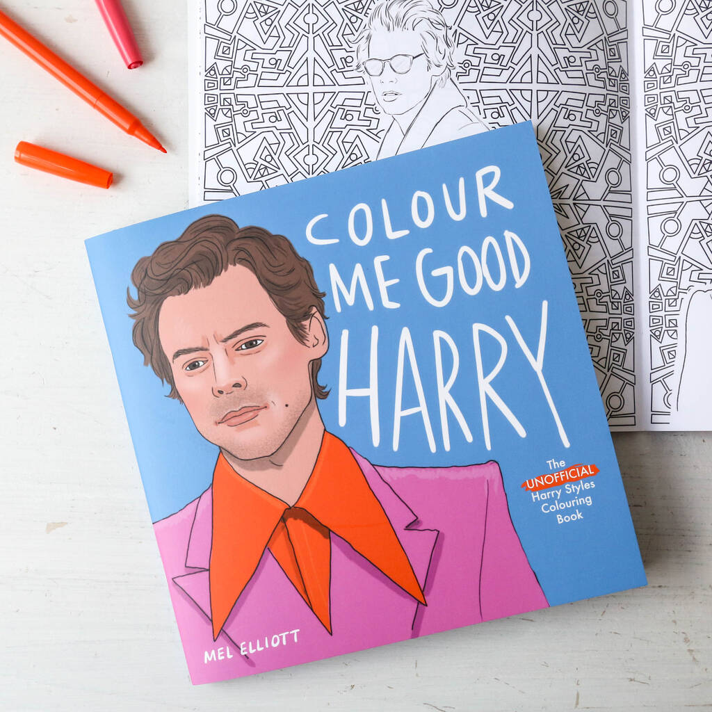 Colour Me Good Harry Styles Colouring Book - Toys & Games - The Present King