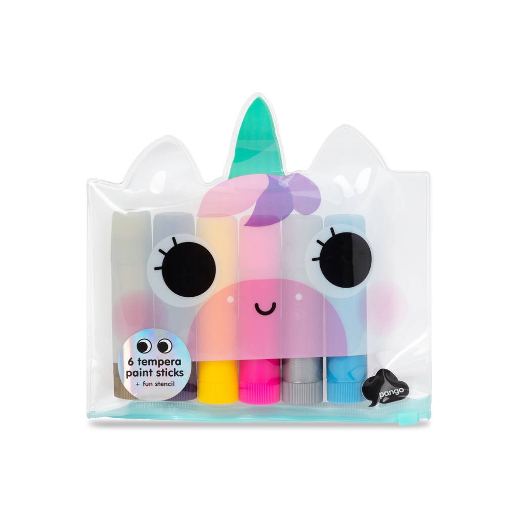 Colour Paint Sticks In Unicorn Pencil Case - Stationery - Toys & Games - The Present King