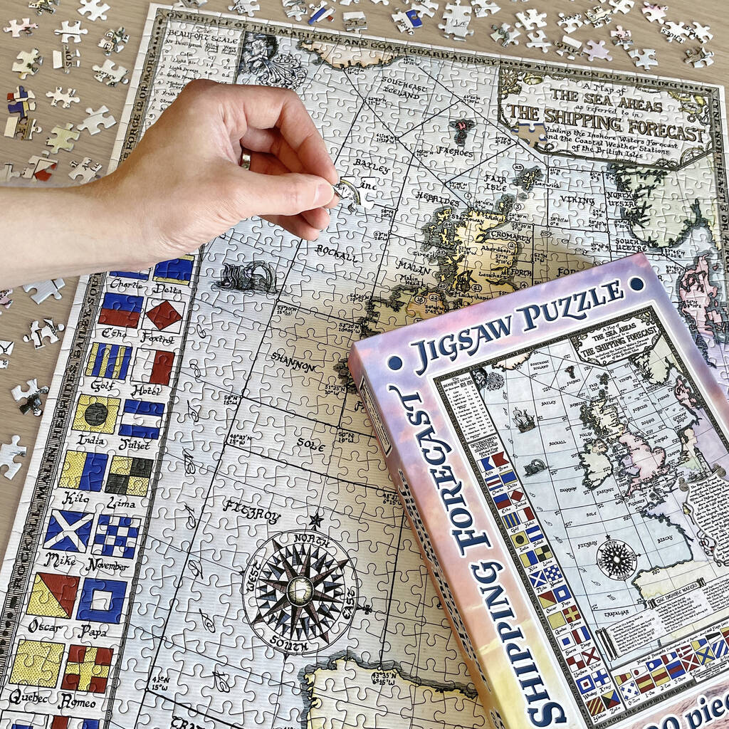 Colour Shipping Forecast Jigsaw Puzzle 500 / 1000 Pieces, Multi - Coloured - Toys & Games > Puzzles > Jigsaw Puzzles - The Present King