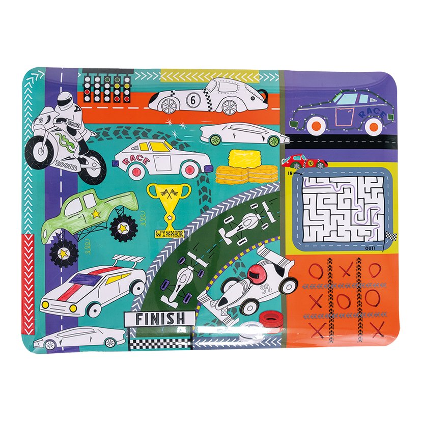 Colouring Fun & Games Mat - Cars - Toys & Games - The Present King