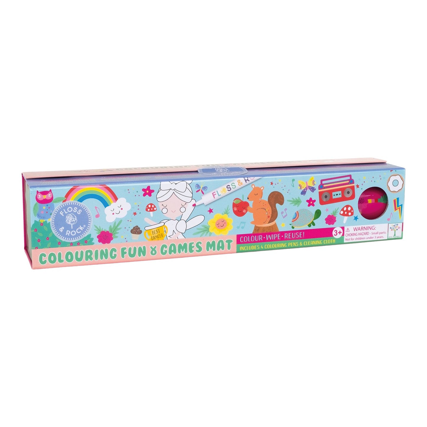 Colouring Fun & Games Mat - Rainbow Fairy - Toys & Games - The Present King