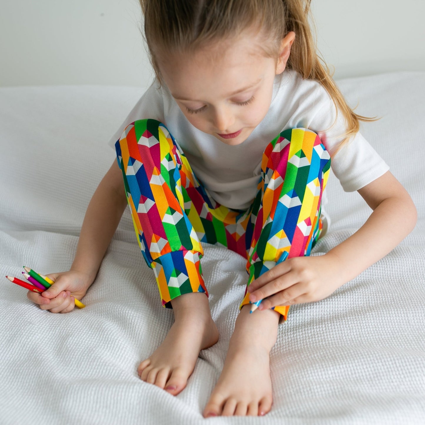 Colouring Pencil Leggings 0 - 6 Years - Clothing & Accessories - The Present King