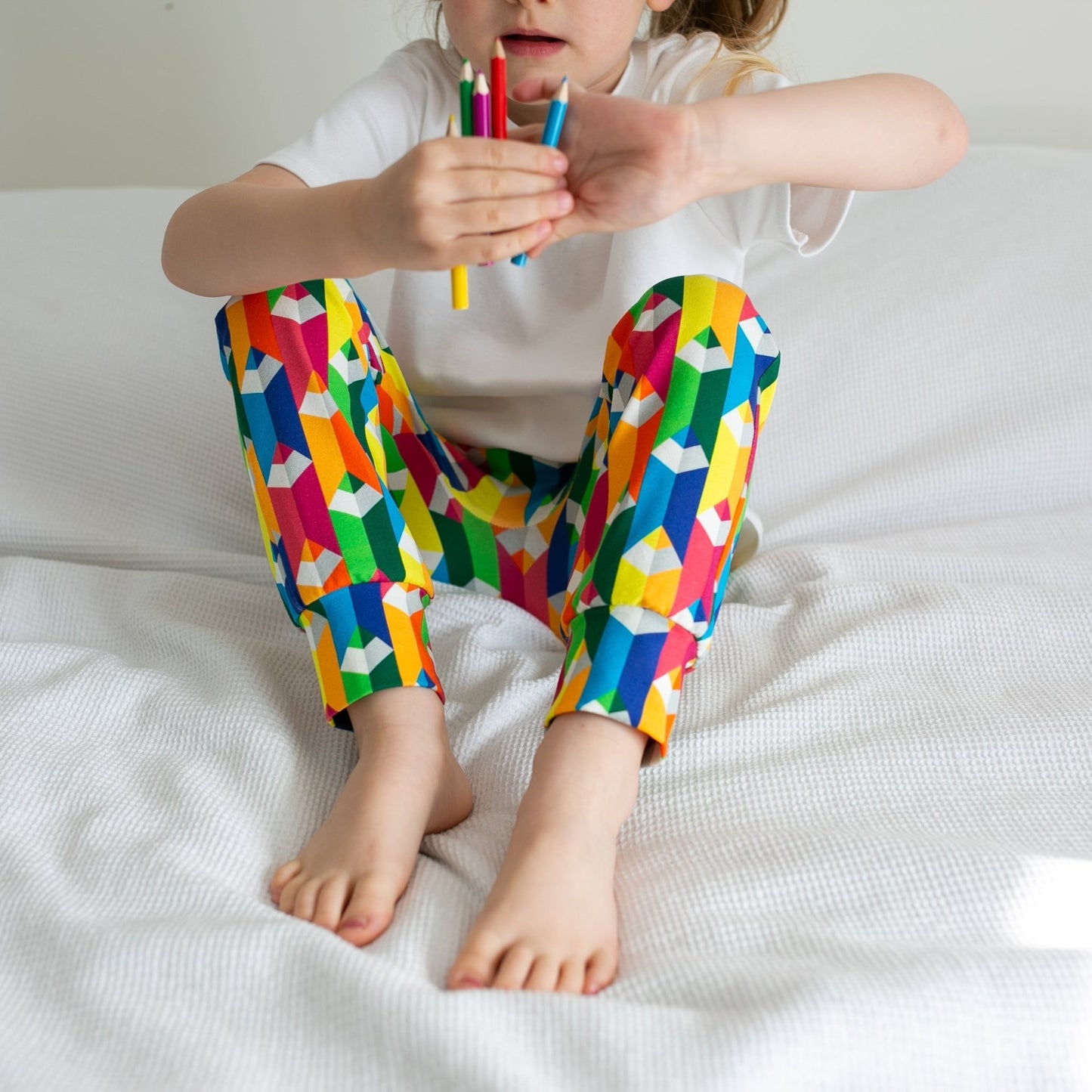 Colouring Pencil Leggings 0 - 6 Years - Clothing & Accessories - The Present King