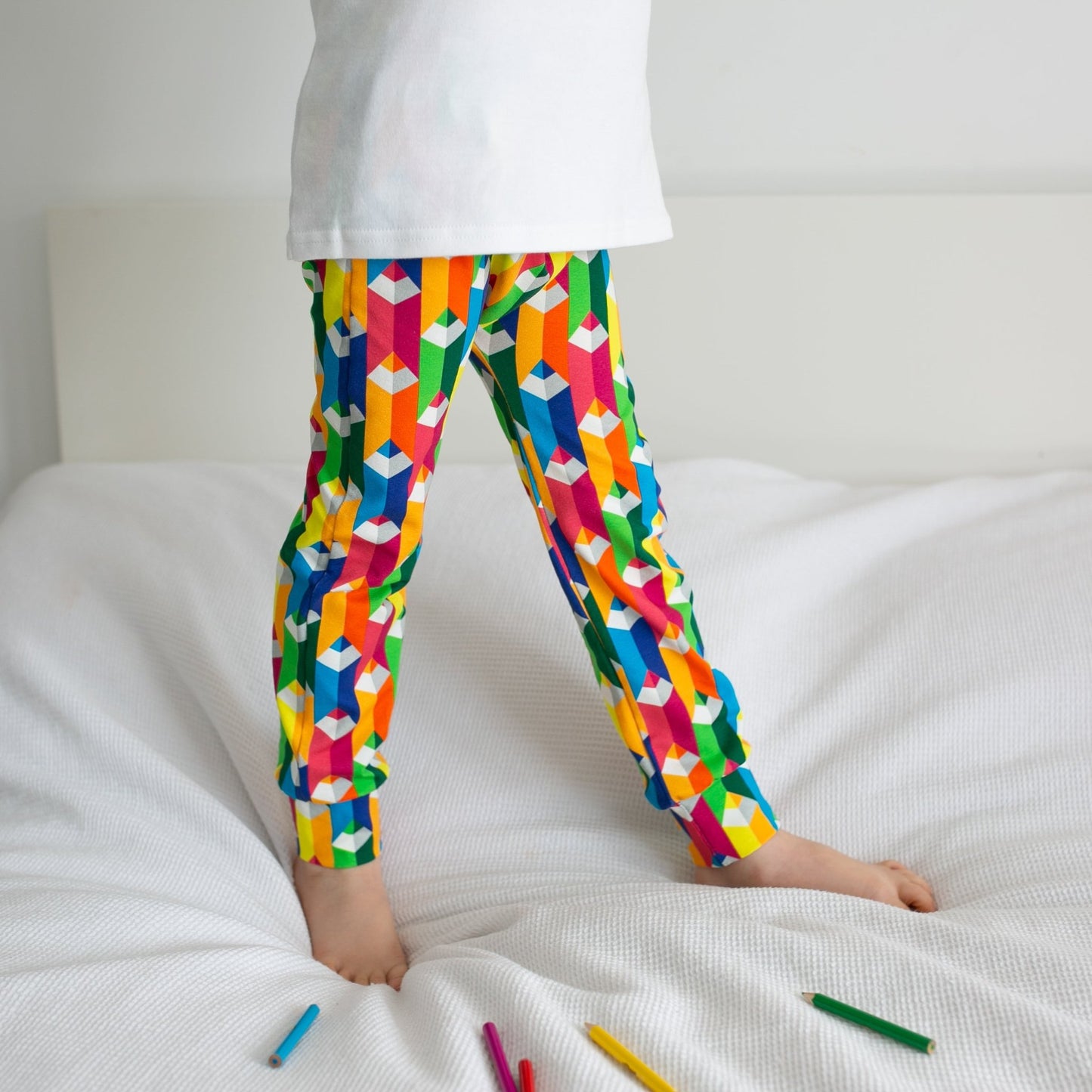 Colouring Pencil Leggings 0 - 6 Years - Clothing & Accessories - The Present King