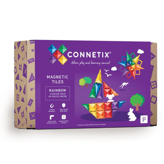 Connetix 60 Piece Rainbow Starter Pack