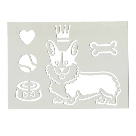 Corgi Dog Stencil For Kids - Toys & Games - The Present King