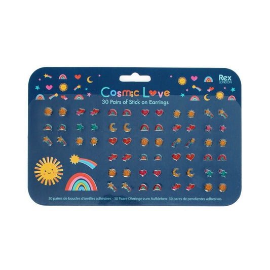 Cosmic Love Stick On Earrings - Toys & Games - The Present King