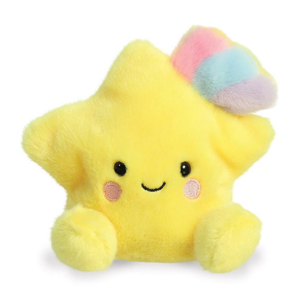 Cosmic Rainbow Star Teddy / Soft Toy, Yellow - Toys & Games > Stuffed Animals & Cuddly Toys - The Present King