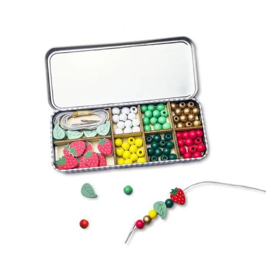 Cotton Twist Bracelet Beading Kit - Strawberry - Toys & Games - The Present King