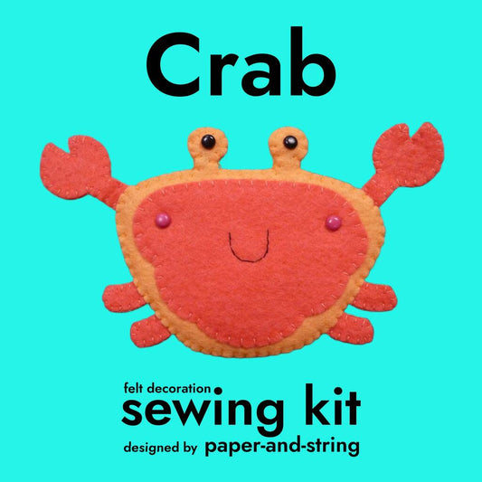 Crab Felt Decoration Sewing Kit - Toys & Games - The Present King