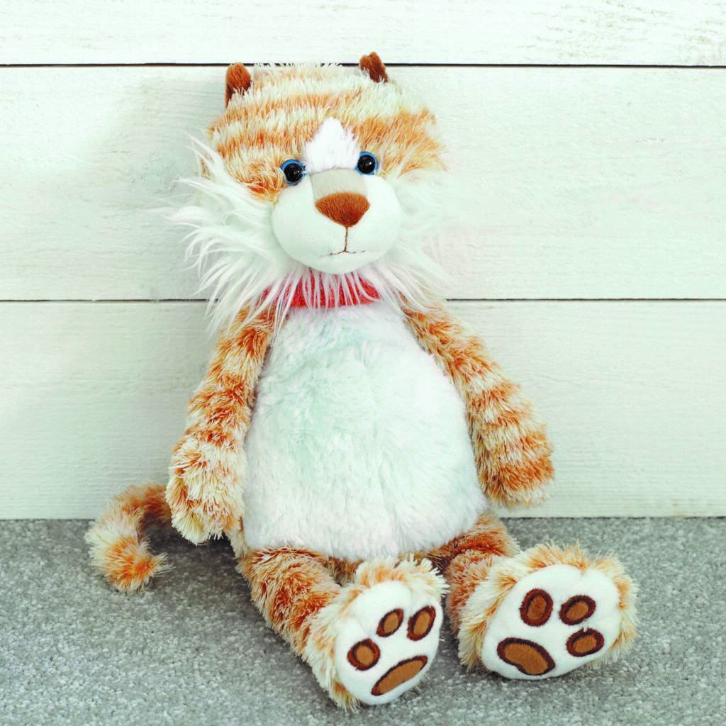 Crazy Cat Lady Cat Cuddly Companion, Ginge The Cat - Toys & Games > Stuffed Animals & Cuddly Toys - The Present King