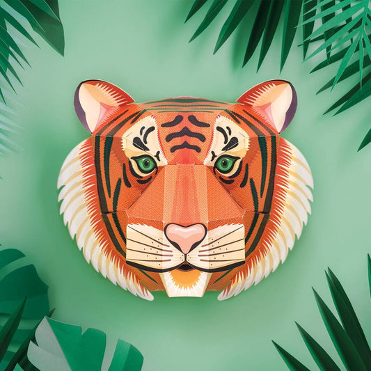 Create Your Own Majestic Tiger Head, Orange - Toys & Games - The Present King