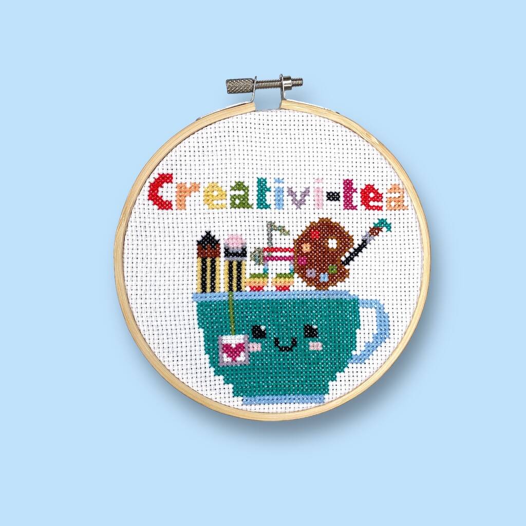 Creativi Tea Cross Stitch Kit - Toys & Games - The Present King