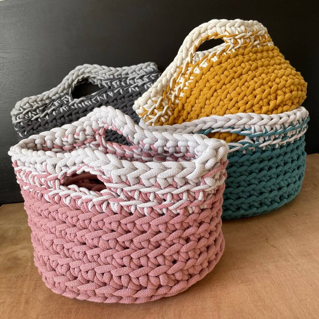 Crochet Storage Basket Kit - Toys & Games - The Present King