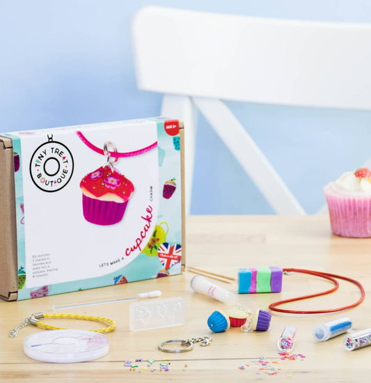 Cupcake Themed Jewellery Craft Kit, Multi - Coloured - Toys & Games - The Present King