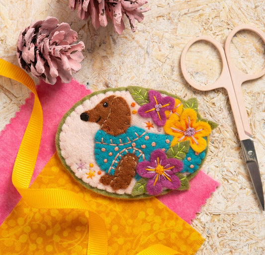 Dachshund Felt Craft Brooch Kit - Toys & Games - The Present King