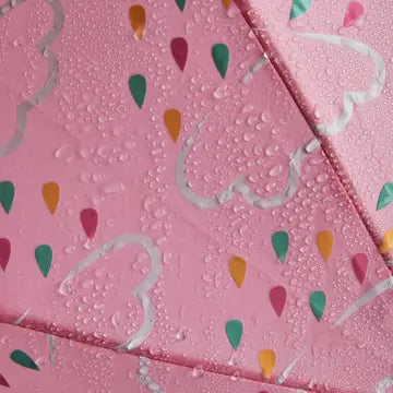 Colour-Revealing Umbrella in Baby Pink