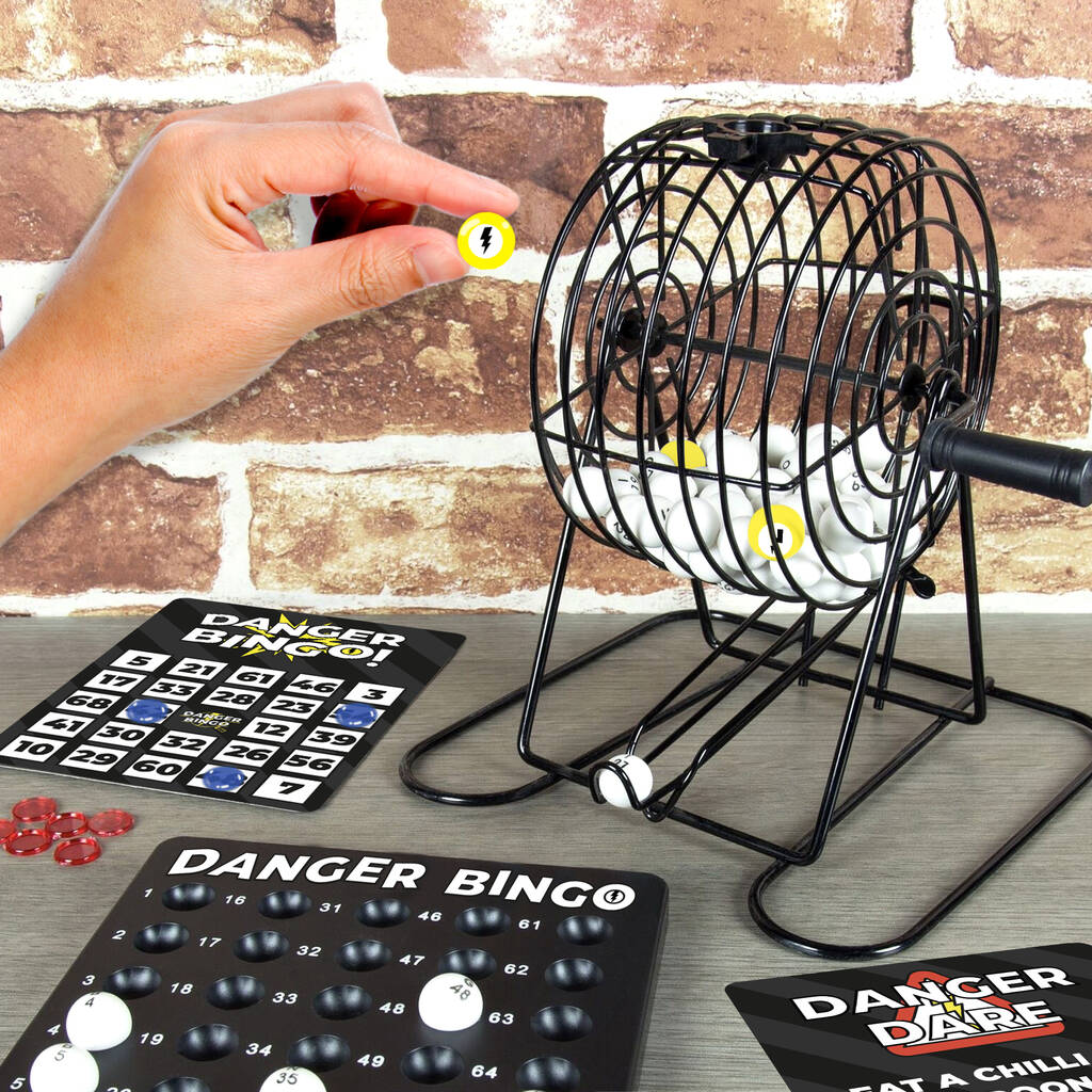 Danger Bingo Game, Black - Toys & Games - The Present King