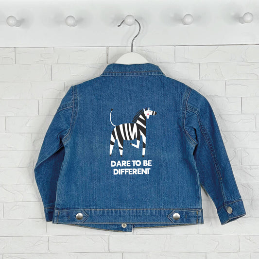 Dare To Be Different Zebra Baby/Kids Denim Jacket - Clothing & Accessories - The Present King