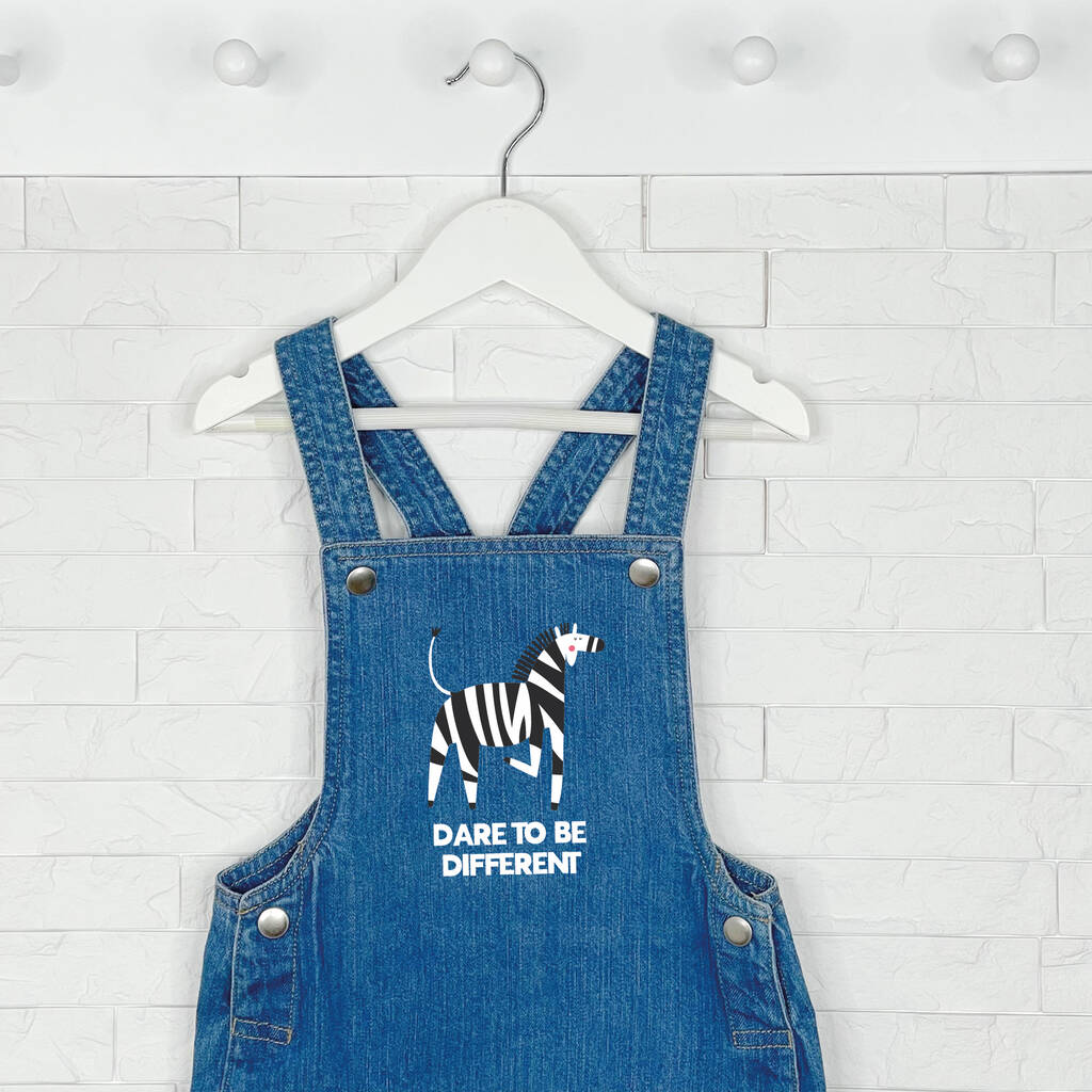 Dare To Be Different Zebra Kids/Baby Dungarees - Clothing & Accessories > Clothing > Baby & Toddler Clothing - The Present King