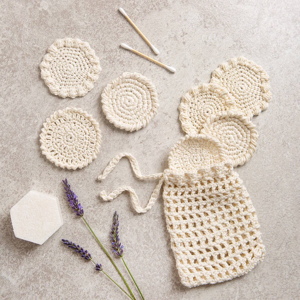 Day's Of The Week Cotton Pads And Bag Easy Crochet Kit - Toys & Games - The Present King