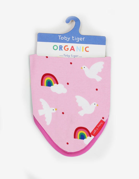 Organic Dove Print Dribble Bib