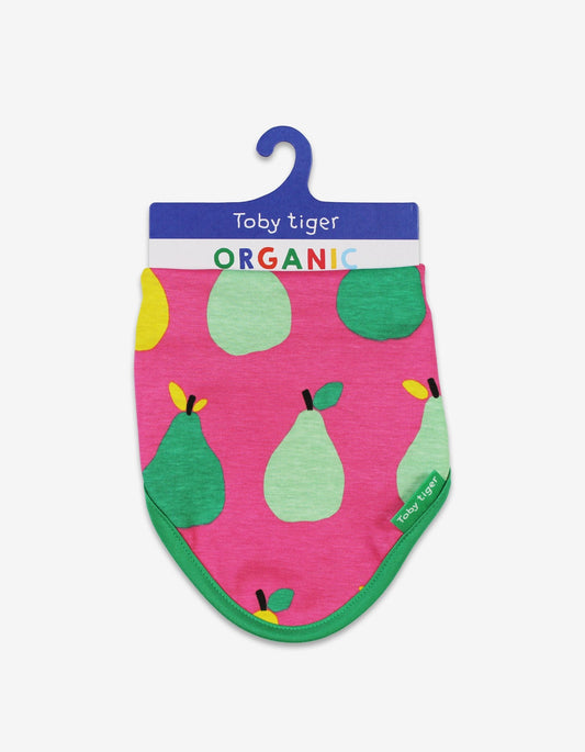 Organic Pear Print Dribble Bib