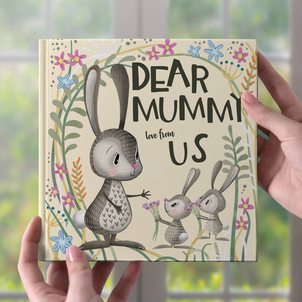 Dear Mummy Love From Us Gift Book, Cream - Toys & Games > Toys > Dolls, Playsets & Toy Figures - The Present King