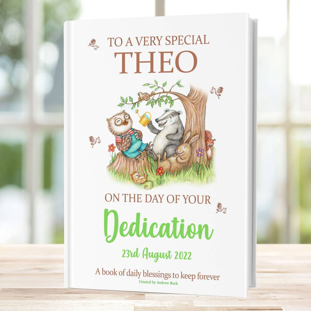 Dedication Gift Book Personalised For Baby And Child - Toys & Games - The Present King