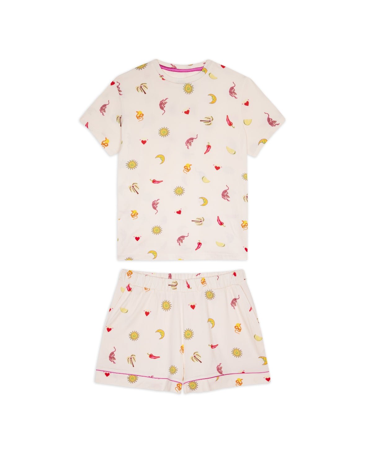 Desert Icons Print Short Pyjama Set - Clothing & Accessories > Clothing > Baby & Toddler Clothing > Baby & Toddler Sleepwear - The Present King