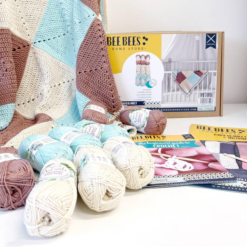 Diy Baby Crochet Kit Baby Blanket By Bee Bees Homestore - Toys & Games - The Present King