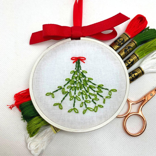 Diy Christmas Mistletoe Decoration/Embroidery Kit - Toys & Games - The Present King