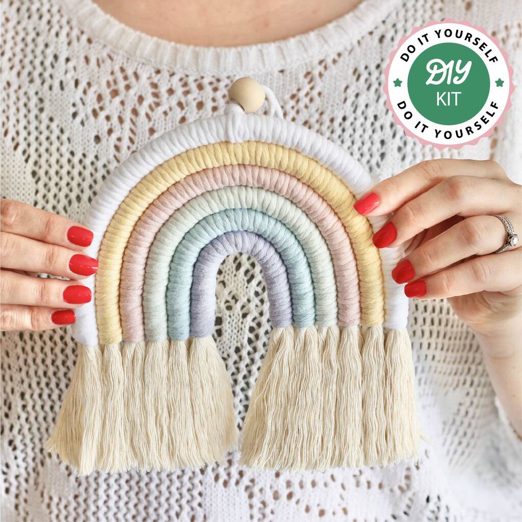 Diy Macramé Rainbow Kit - Toys & Games - The Present King