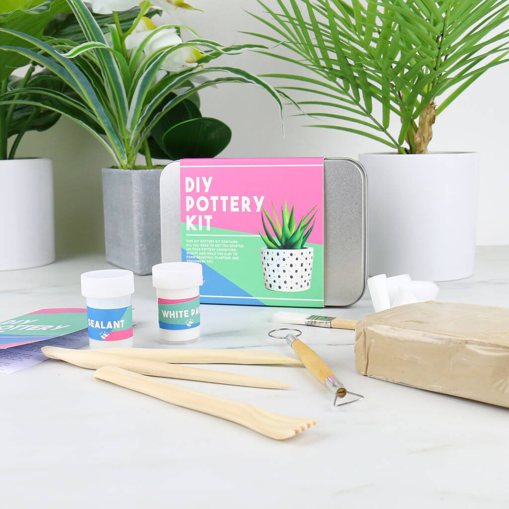 Diy Pottery Kit, Pink - Toys & Games - The Present King