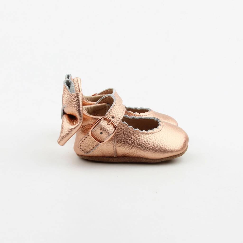 Dolly Rose Dolly Shoes' For Baby And Toddler, Gold - Clothing & Accessories - The Present King