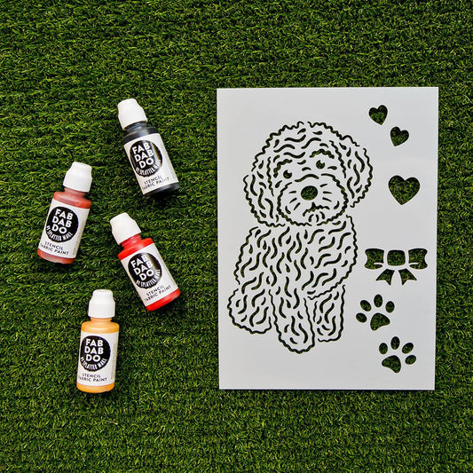 Doodle Poo Dog Stencil For Kids - Toys & Games - The Present King