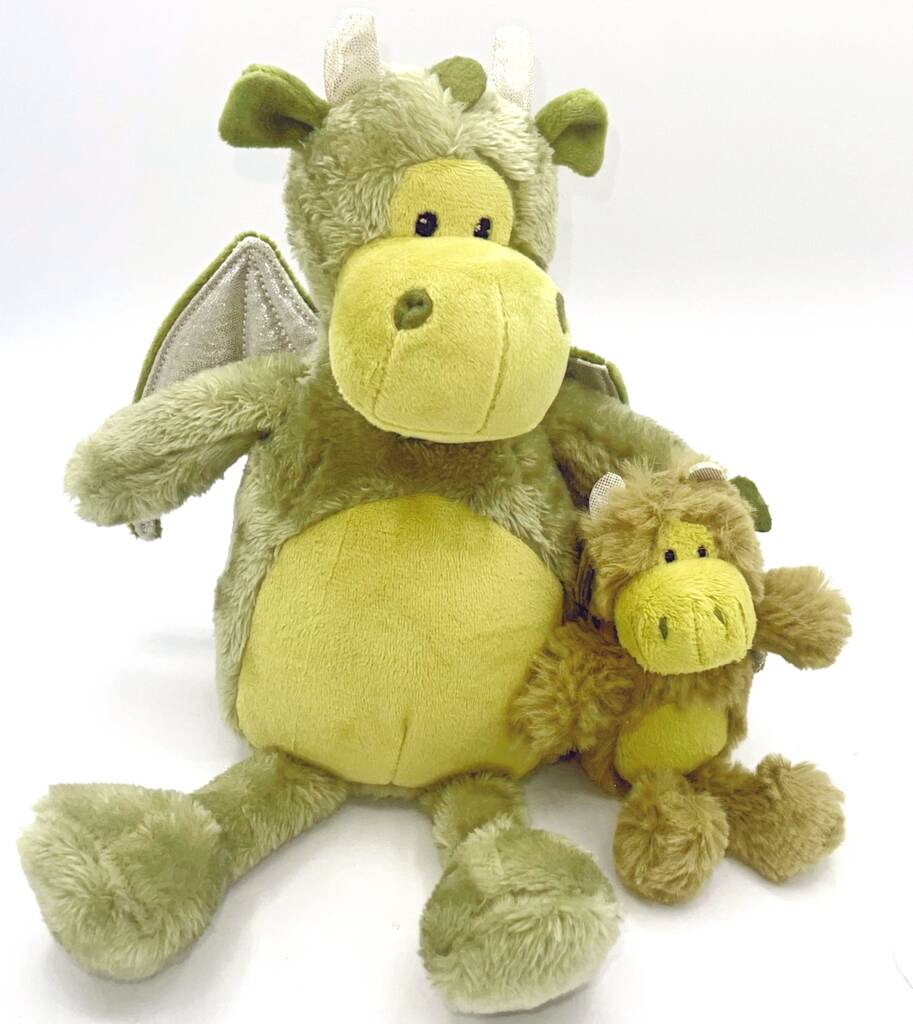 Dragon Plush Soft Toys, Mummy And Baby Set - Toys & Games - The Present King