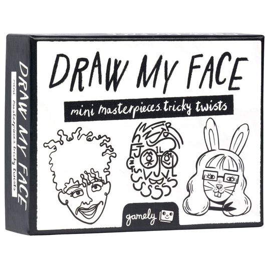 Draw My Face: The Pocketsize Party Game Of Sixty Second Portraits With Tricky Twists - Toys & Games - The Present King