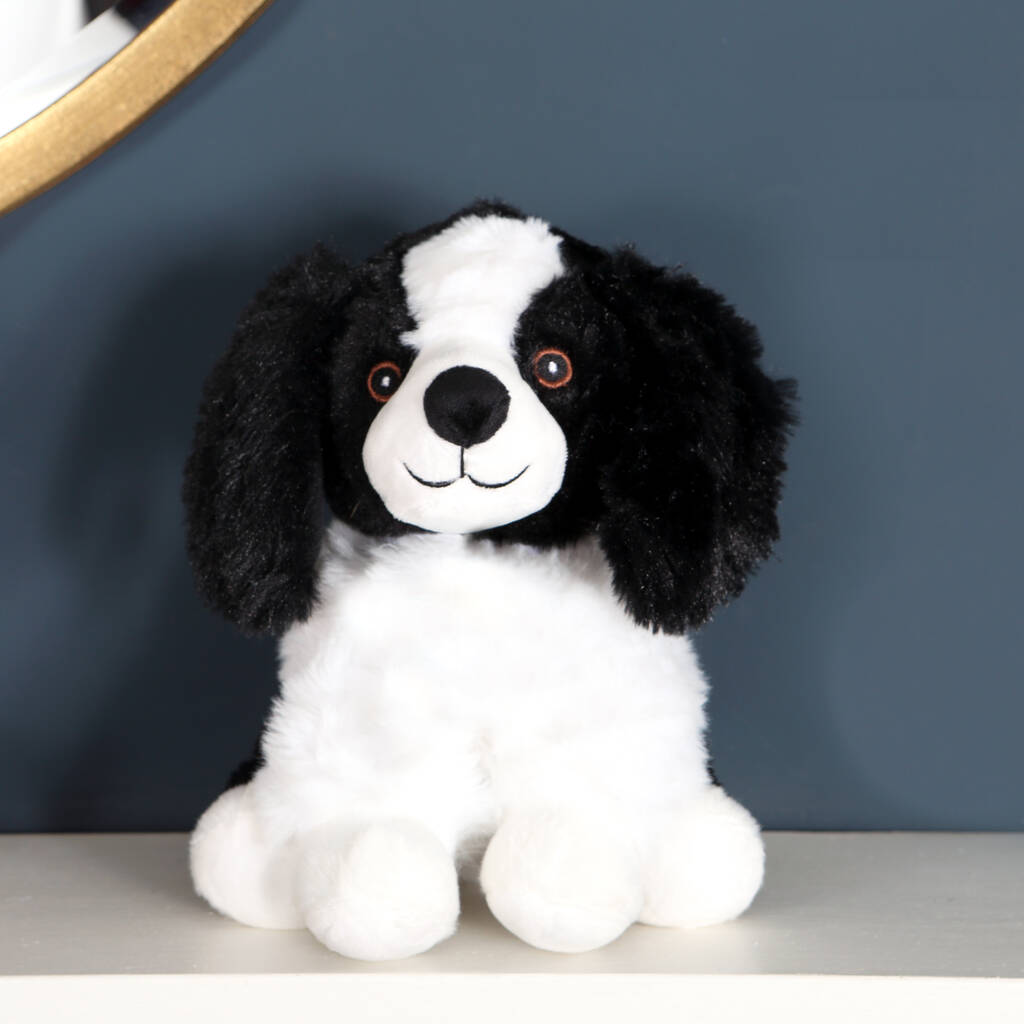 Eco Border Collie Soft Plush Toy Dog - Toys & Games - The Present King