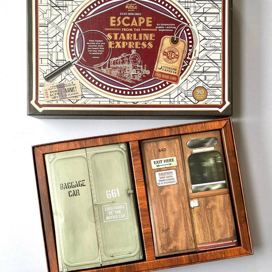 Escape Room Game: Escape From The Starline Express, Multi - Coloured - Toys & Games - The Present King