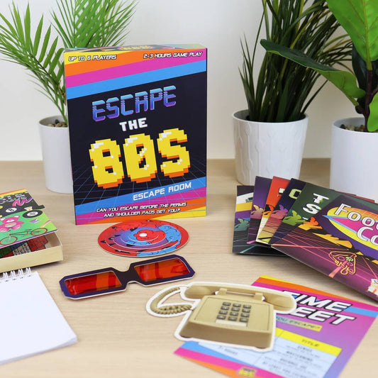 Escape The 80's Escape Room Game, Multi - Coloured - Toys & Games - The Present King