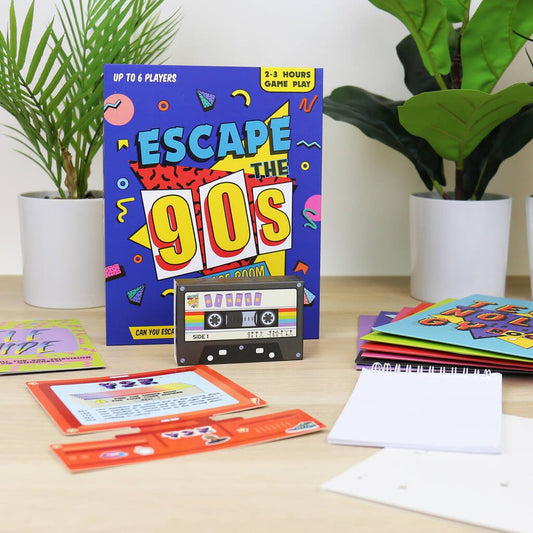 Escape The 90's Escape Room Game, Multi - Coloured - Toys & Games - The Present King