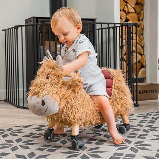 Hubert Highland Cow Ride on Toy