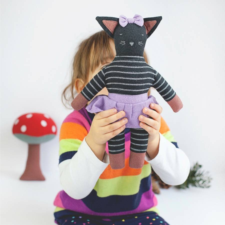 Fair Trade Olive The Kitty Soft Toy, Olive - Toys & Games > Toys > Dolls, Playsets & Toy Figures > Stuffed Animals - The Present King