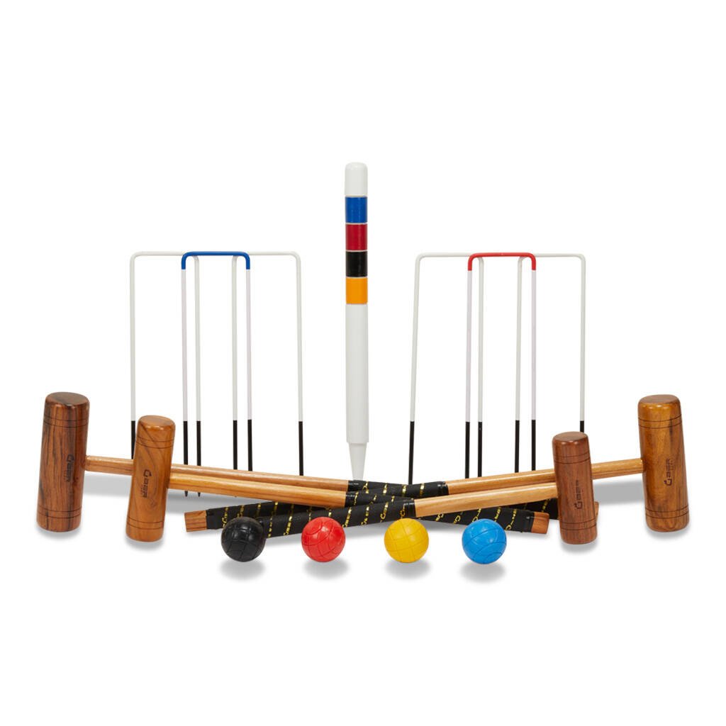 Family Croquet Set, Multi - Coloured - Toys & Games - The Present King